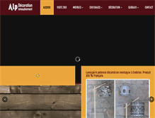 Tablet Screenshot of alpes-ameublement-decoration.com